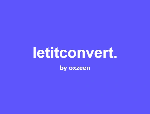 Letitconvert - Free Online File Converter, Reducer & Downloader.